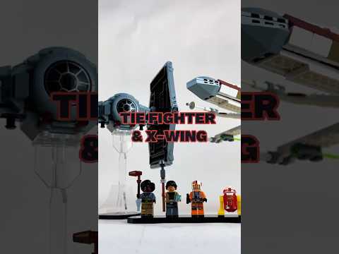 Display Stand for LEGO 75383 Star Wars TIE Fighter X-Wing Mash-up