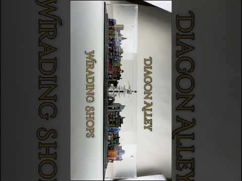Display Case for LEGO® 76444 Harry Potter™ Diagon Alley™ Wizarding