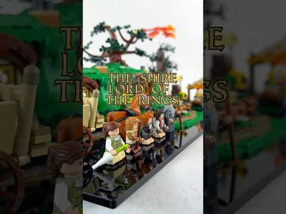 Display Case for LEGO 10354 Icons The Lord of the Rings: The Shire
