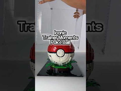 Display Case for LEGO® 72154 Pokemon Iconic Trainer Moments Poké Ball
