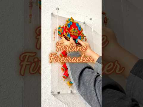 Wall Mounted Display Case for LEGO® 80118 Fortune Firecracker