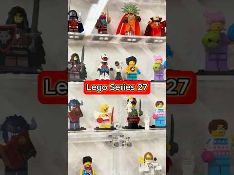 24 cmf minifigure lego display case wall mounted