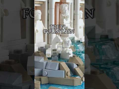 Display Case for LEGO 21062 Architecture Trevi Fountain